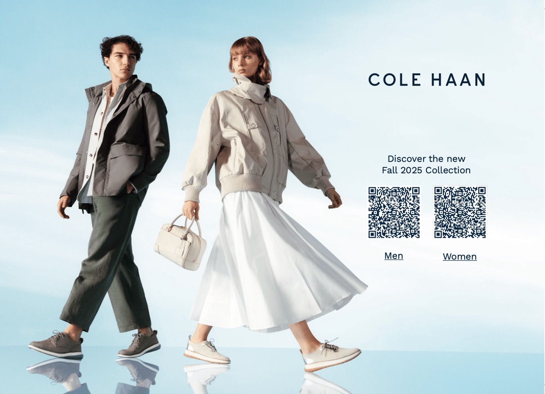 Cole Haan — direct mail and sales materials