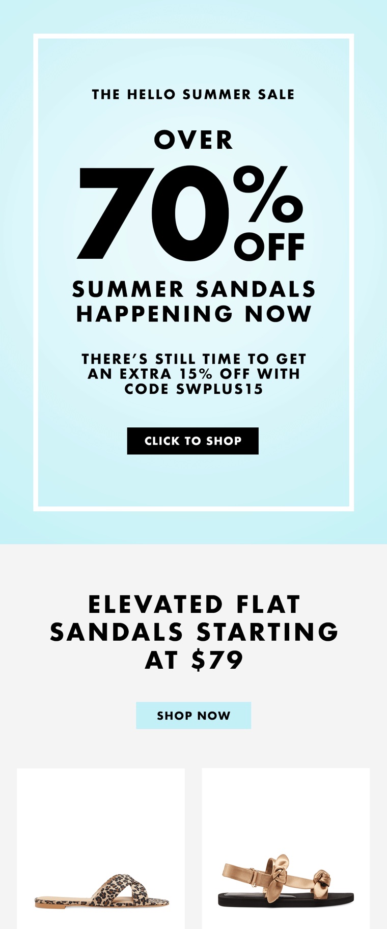 Stuart Weitzman — email campaigns